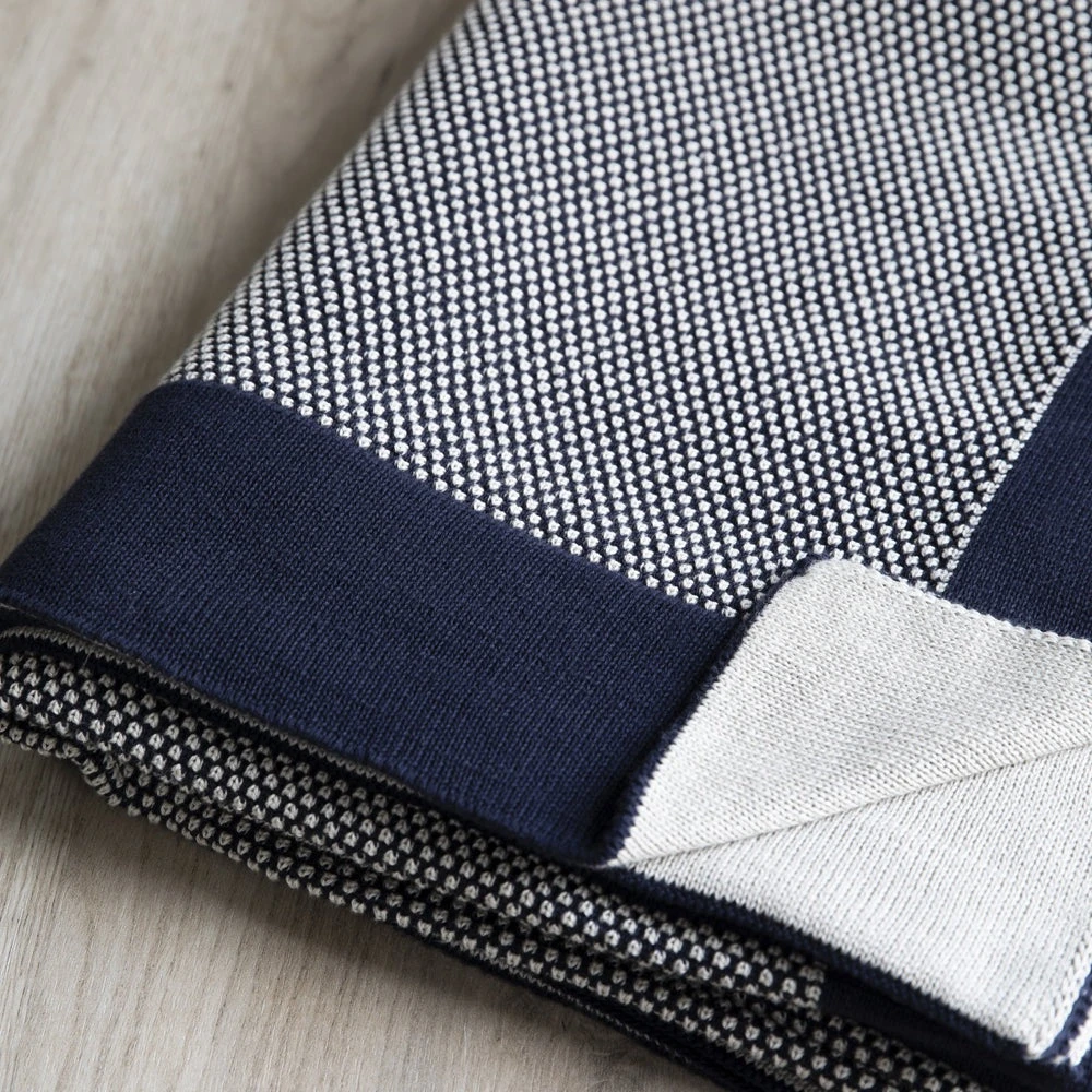 Garden Trading Framlingham Throw 130x170cm In Ink 1 Garden Trading Framlingham Throw 130x170cm In Ink