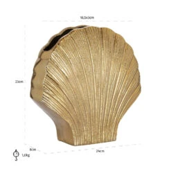 Richmond Interiors Noé Vase Gold Small -Best Home Decor Store VA 0276 z003