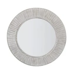 Gallery Interiors Ramlia Mirror In White