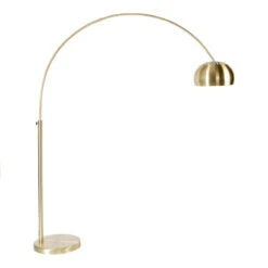 Zuiver Metal Bow Floor Lamp In Brass