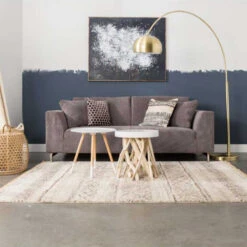 Zuiver Metal Bow Floor Lamp In Brass -Best Home Decor Store ZuiverMetalBowFloorLampCopper