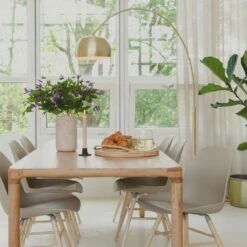 Zuiver Metal Bow Floor Lamp In Brass -Best Home Decor Store ZuiverMetalBowFloorLampCopper3