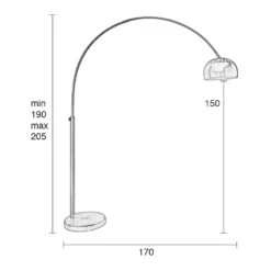 Zuiver Metal Bow Floor Lamp In Brass -Best Home Decor Store ZuiverMetalBowFloorLampDIMS