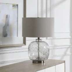 Uttermost Storm Glass Table Lamp -Best Home Decor Store lmp 13282 28389 1 a beauty light off