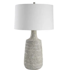Uttermost Scouts White Table Lamp -Best Home Decor Store lmp 14109 30104 a1 light off