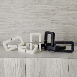 Uttermost Black Label Connection Sculpture - White Marble -Best Home Decor Store r18020 4