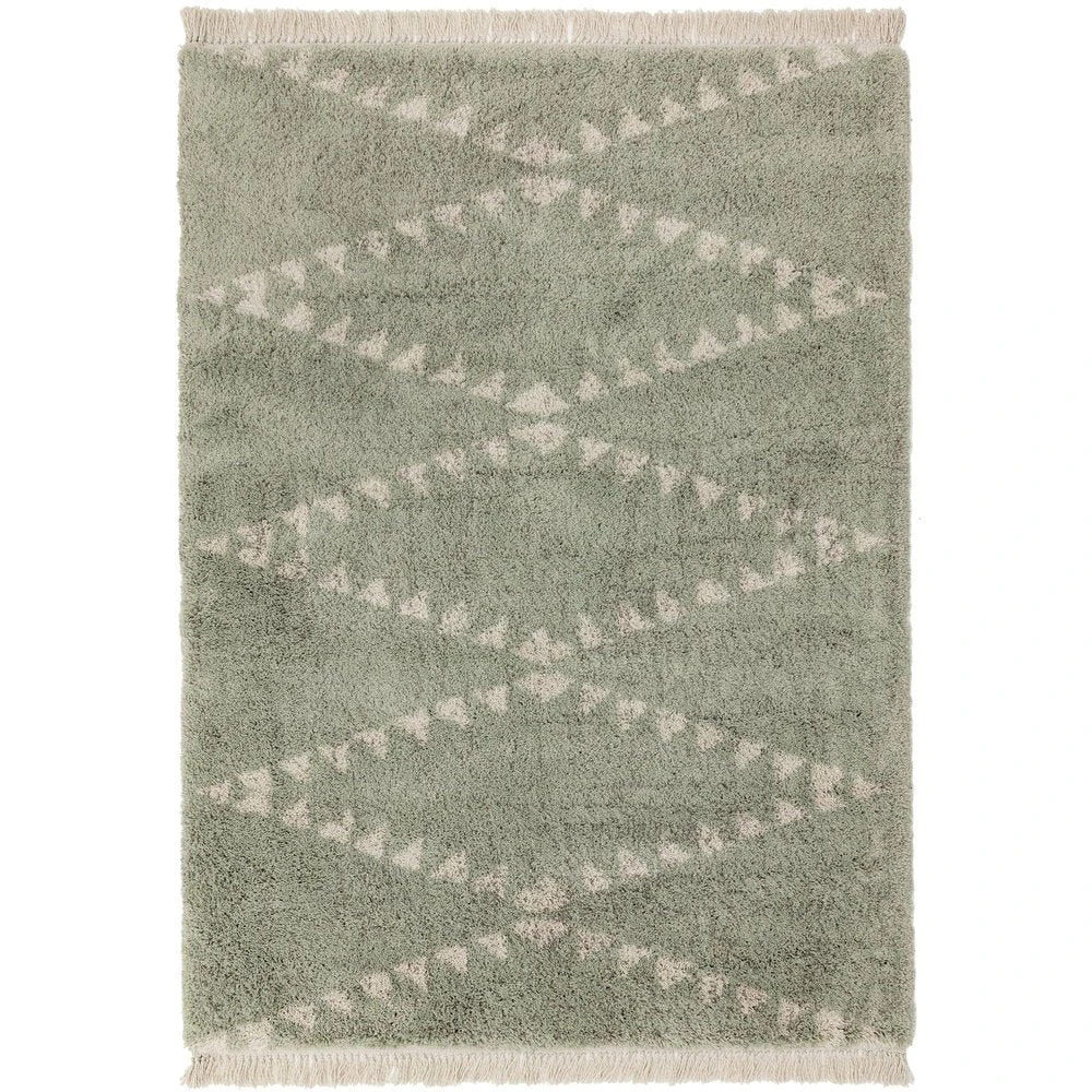 Asiatic Carpets Rocco Machine Woven Rug GREEN - 160 X 230cm 1 Asiatic Carpets Rocco Machine Woven Rug GREEN - 160 X 230cm
