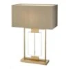 RV Astley Ryston Table Lamp Antique Brass Finish Crystal