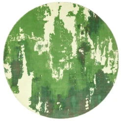 Asiatic Carpets Saturn Hand Woven Rug Green - 200 X 290cm -Best Home Decor Store saturn green circle