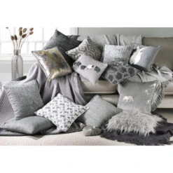 Malini Oslo Cushion Slate -Best Home Decor Store zGrey Main 65917717 dc7d 464b 8b50 f8a2e8032bcc