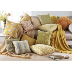 Malini Jorvik Cushion Olive -Best Home Decor Store zMustard Main cbb8779e 2dd6 4eaf bc84 fb629e568b6f